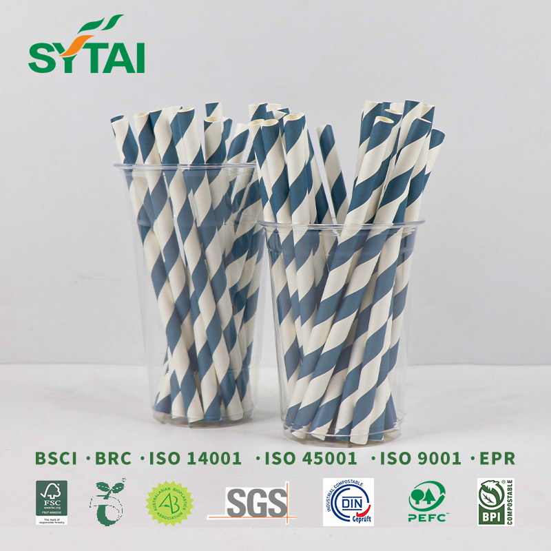 Eco-Friendly & Biodegradable Paper Drinking Straws
