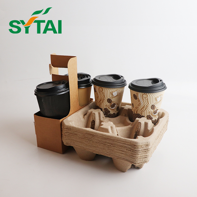 2/4 Cup Drink Carrier With Handle 