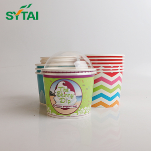 220ml 5oz Mousse Cups Disposable Dessert Ice Cream Cup with Lid