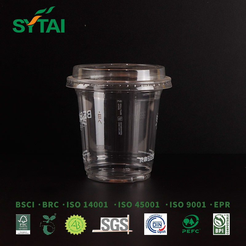 Disposable PET Coffee & Milk Tea Cups with Custom Logo