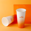 Disposable Cold Soft Drink Paper Cup with Lid