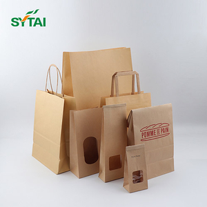 Kraft Takeaway Paper Bags Wholesale 