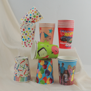 Festival Party Supplies Colorful Paper Cup – Bulk Coloured Disposable Cups for Wholesale & Events