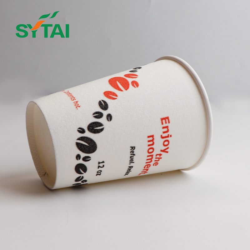 Food Grade Disposable 8oz Single Wall Foam Coffer Paper Cups
